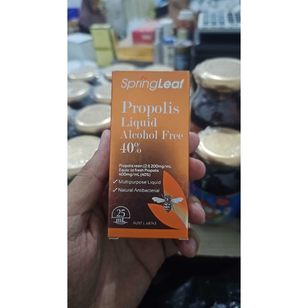 propilis australia/Spring Leaf Propolis Liquid Premium Extract Alcohol Free 25ml Fresh Propolis 400m