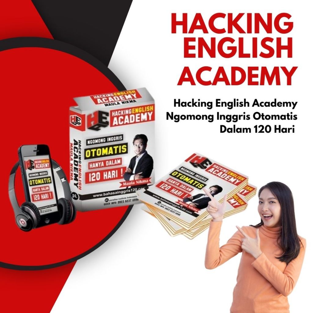Hacking English Academy | Ngomong Inggris Otomatis Dalam 120 Hari