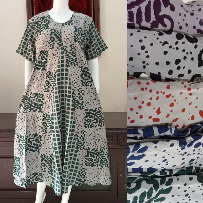 daster murah sutra ungu