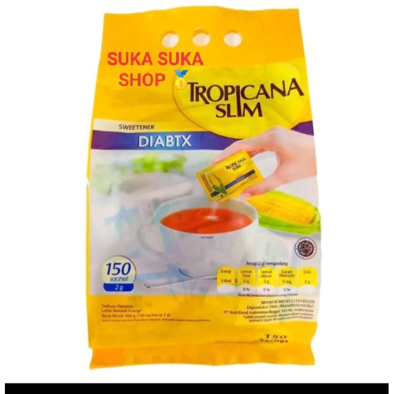 

Tropicana Slim DIABETIX isi 150'S ED Jan 2028 free ongkir