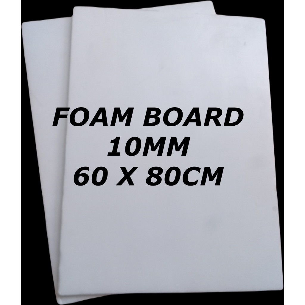 

foam board 10 mm 60 x 80cm