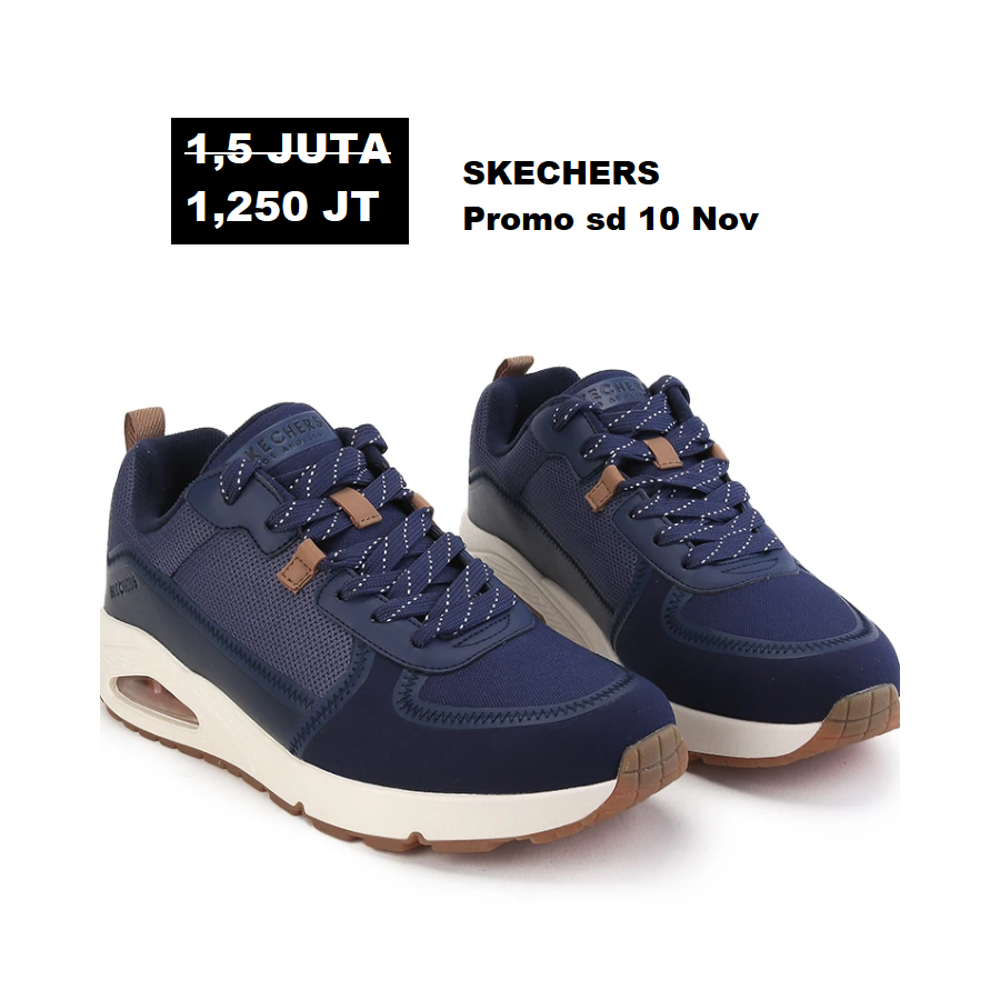 Sepatu Skechers men pria SALE sneakers seri UNO 100% ORIGINAL STORE