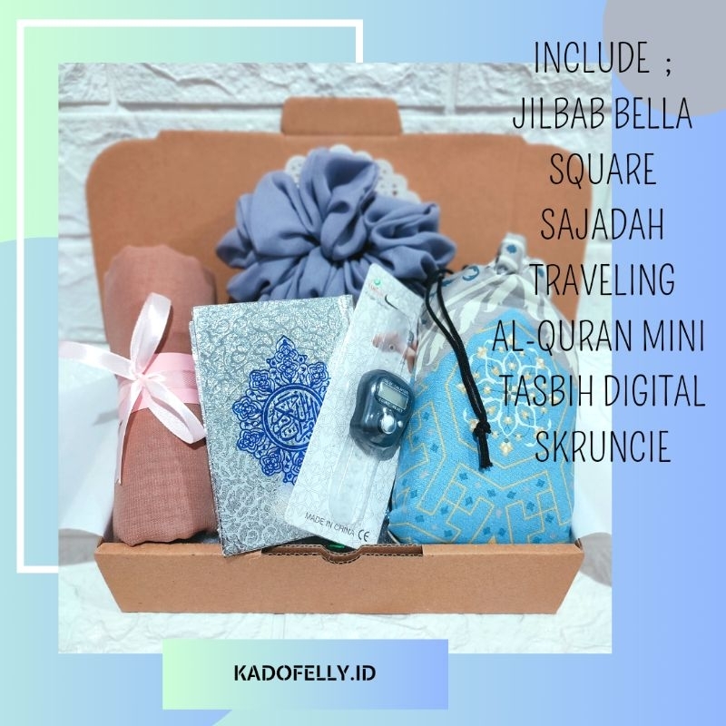 

Hampers Hijab Kado Ulang tahun / Hampers Lebaran / Graduation Gift / Hampers Cewek