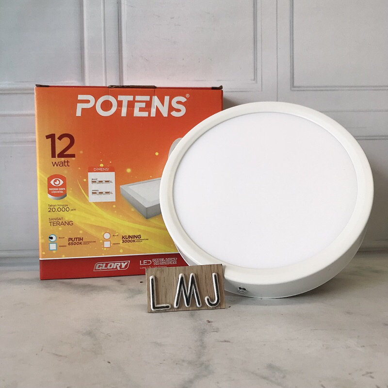 Downlight LED Outbow 12 Watt Potens Putih Bulat