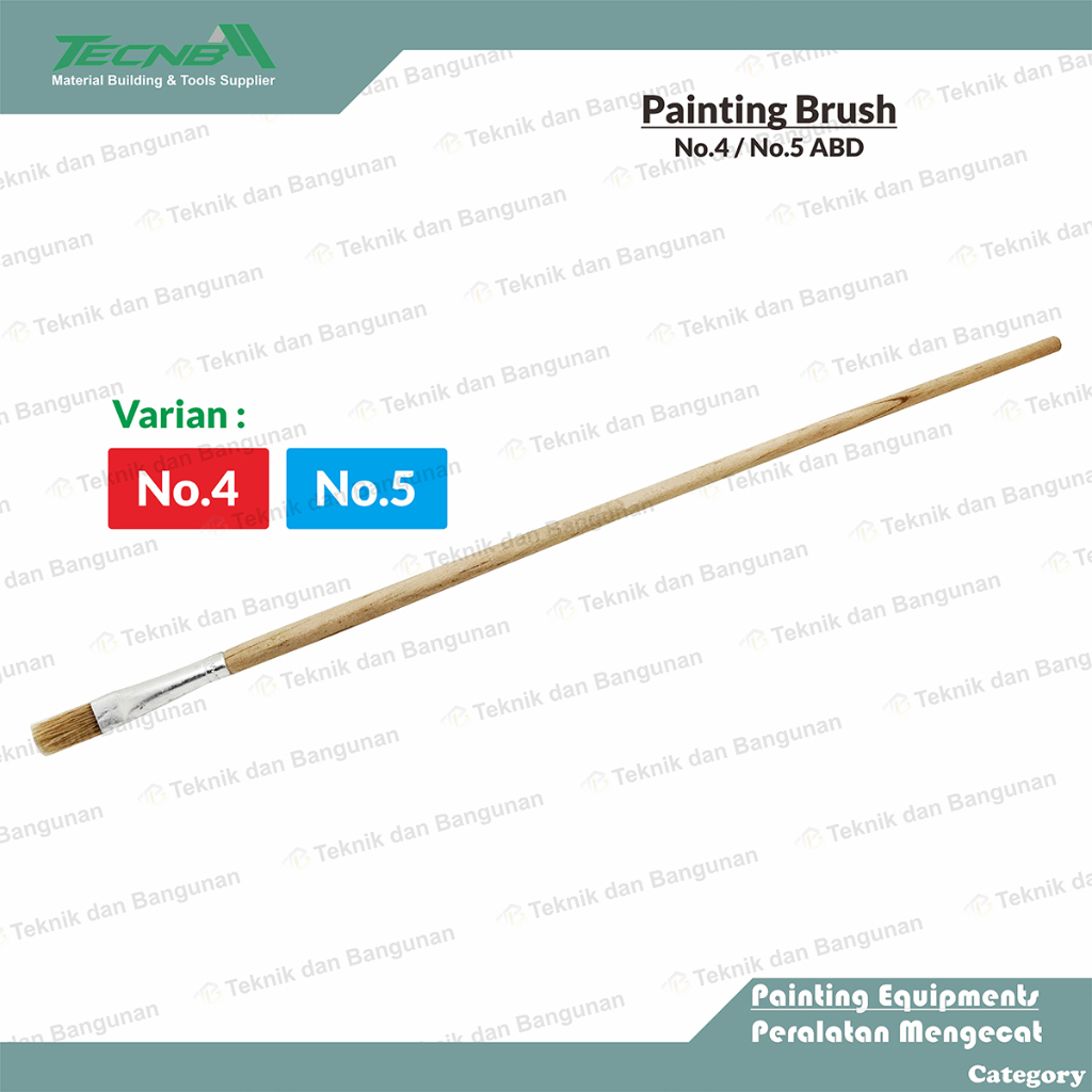 

Drawing Painting Brush / Kuas Lukis Panjang Putih No.4 No.5 ABD