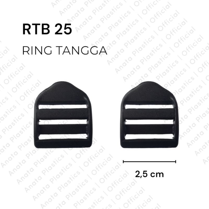 [Per Lusin] Ring tangga 2,5 cm / Ring tangga / Ring jalan tas / Acc plastik / RTB