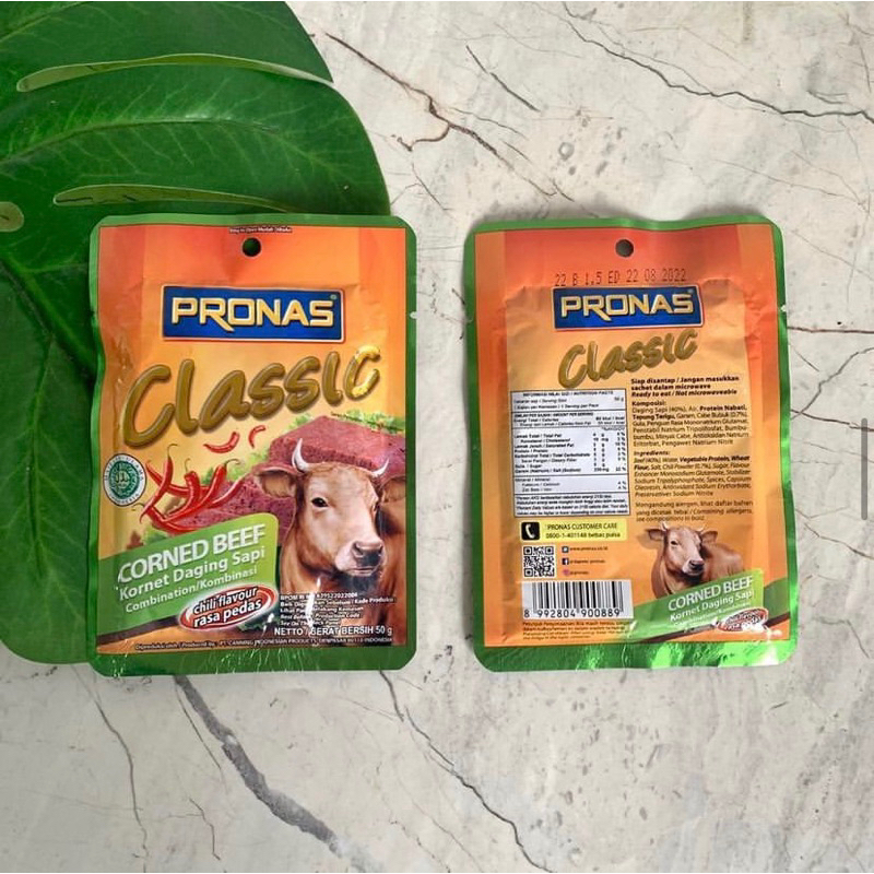 

Pronas Classic Corned Beef Chili Flavour 50gr