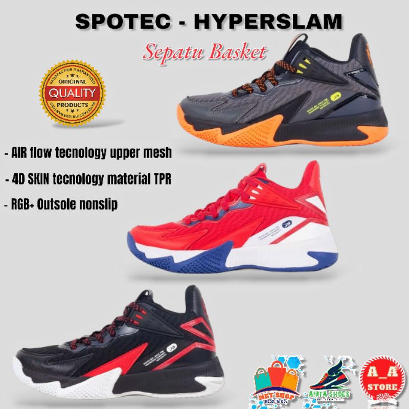 SPOTEC HYPERSLAM Sepatu Basket Spotec Original