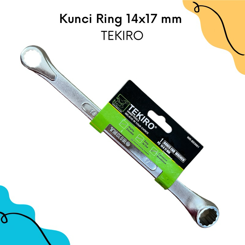 Tekiro Kunci Ring 14x17mm | Kunci Ring Tekiro 14x17mm | Kunci Ring 14x17mm | Kunci Ring Murah
