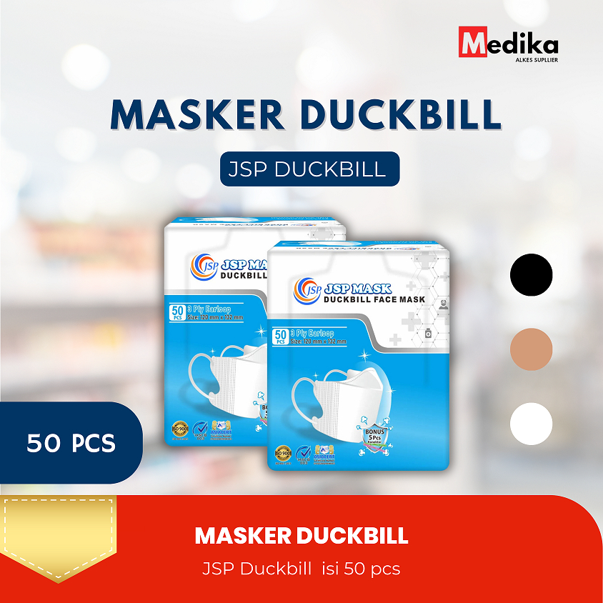 Masker Duckbil JSP isi 50pcs