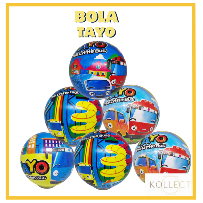 KOLLECT Mainan Bola Karakter Tayo Mainan Edukasi