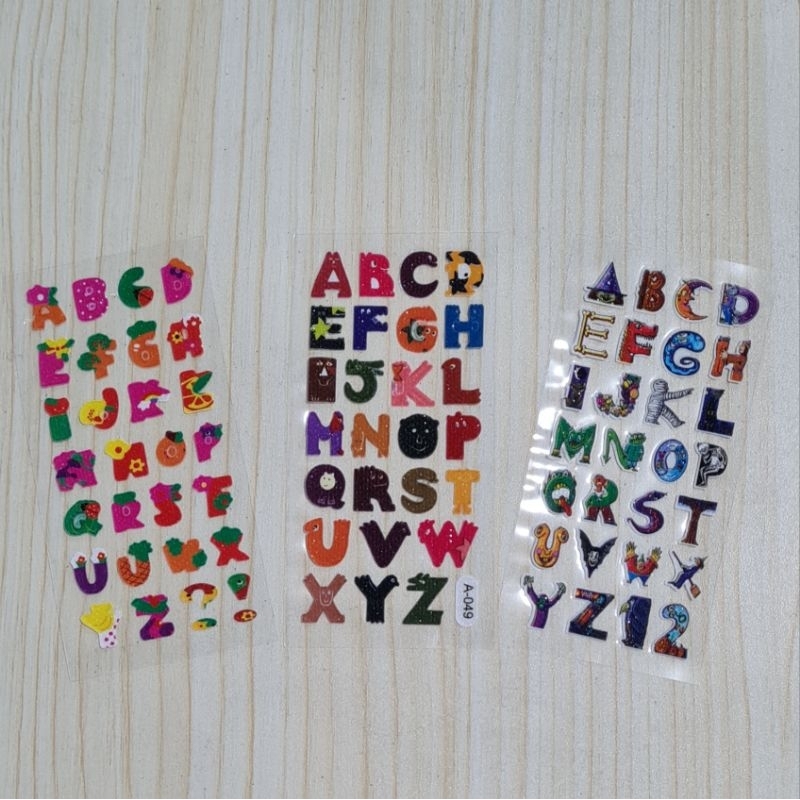 

Stiker Alfabet Lucu | Stiker Fancy Alfabet