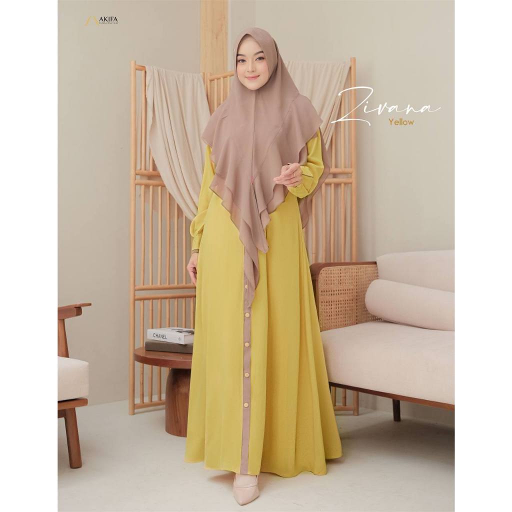 Gamis Exclusif | Gamis Polos Premium | Gamis Set Khimar | Gamis Daily Kekinian Mewah Terbaru | Akifa