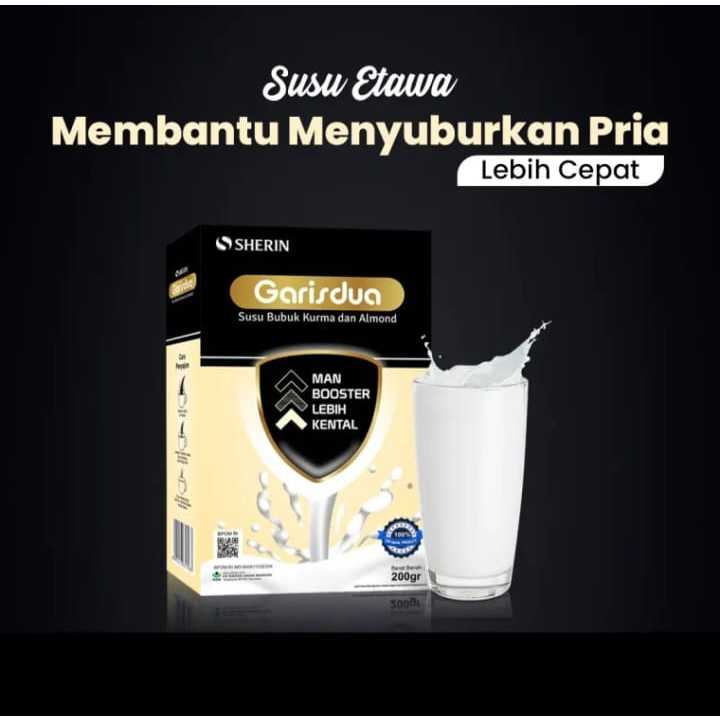 

Susu Garis dua For Man 200g - Susu etawa PREMIUM Untuk membantu menyuburkan Pria SUSU PROMIL