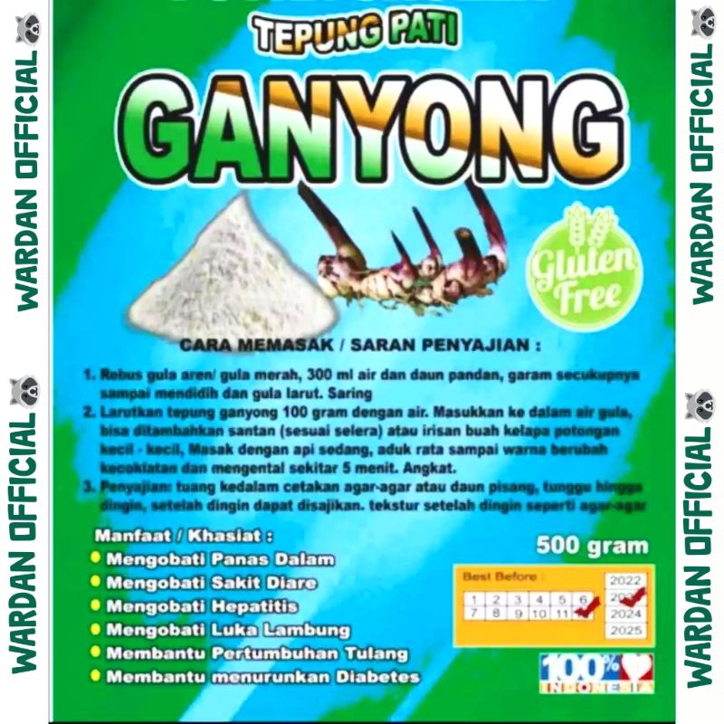 

TEPUNG GANYONG - TEPUNG PATI GANYONG UNTUK MENGOBATI ASAM LAMBUNG SAGU GANYONG