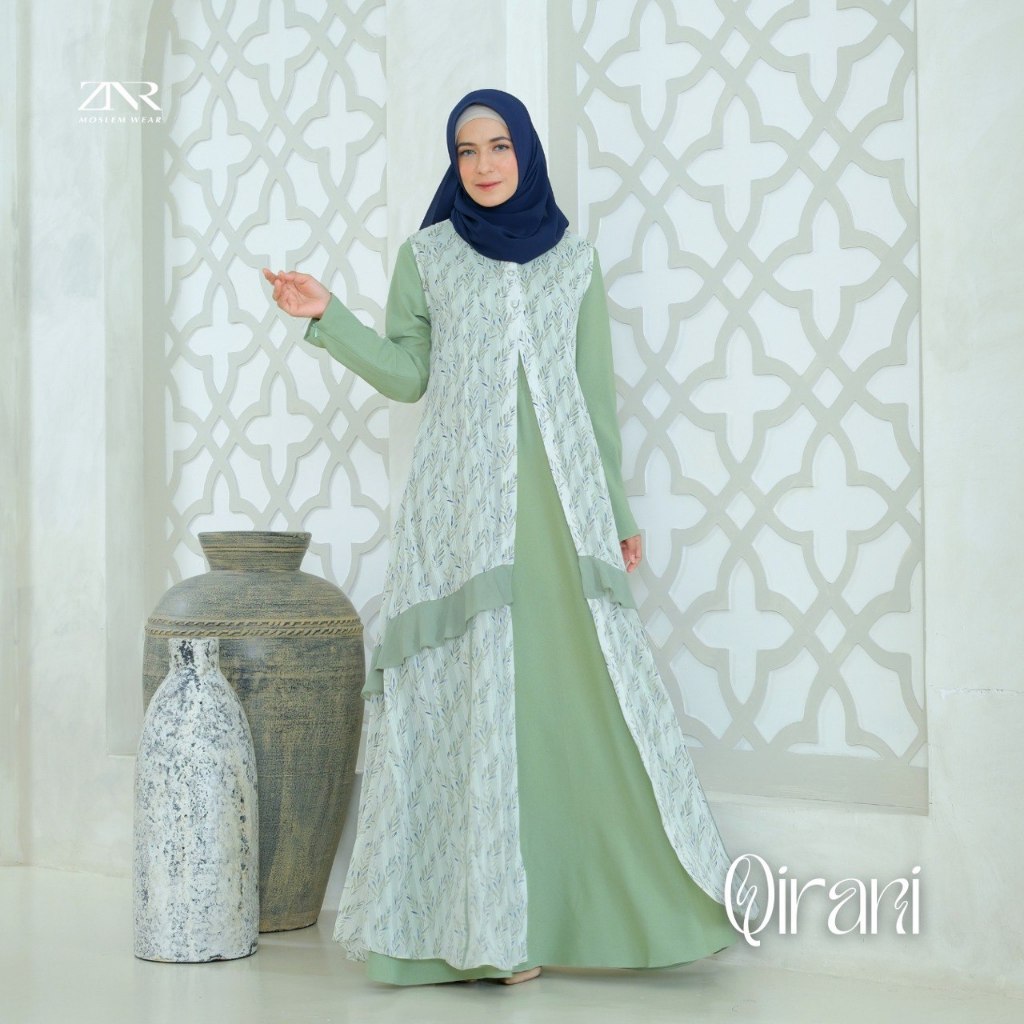 Dress Wanita Gamis Terbaru Kekinian dengan Outer Busui Friendly Baju Daily Dress Premium Simple Simp