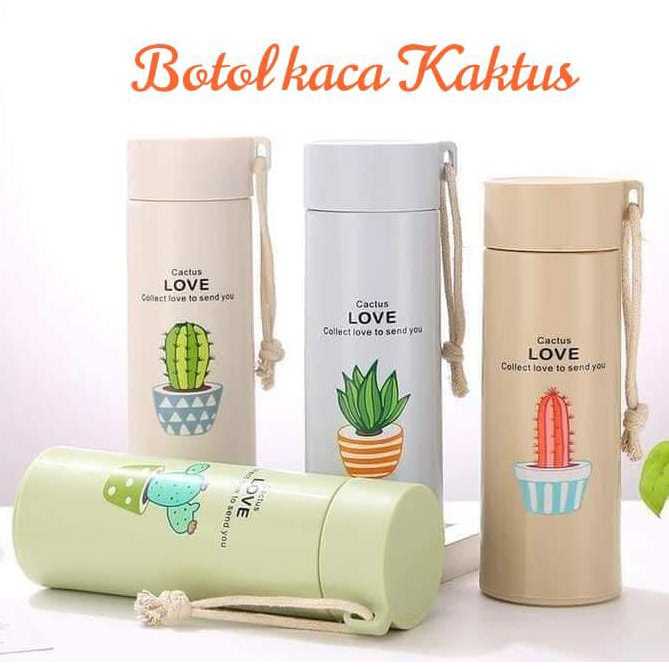 Botol Kaca Kaktus | Wani Grosir Semarang