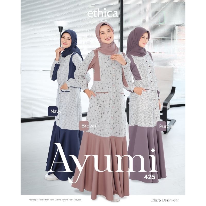 TAERBARU GAMIS ETHICA TERBARU AYUMI 425 AYUMI 425 NAVYAYUMI 425 BROWNAYUMI 425 PURPLE
