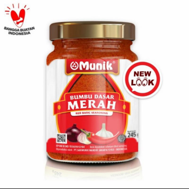 

Bumbu Dasar Merah Munik 245g exp 15/4/26