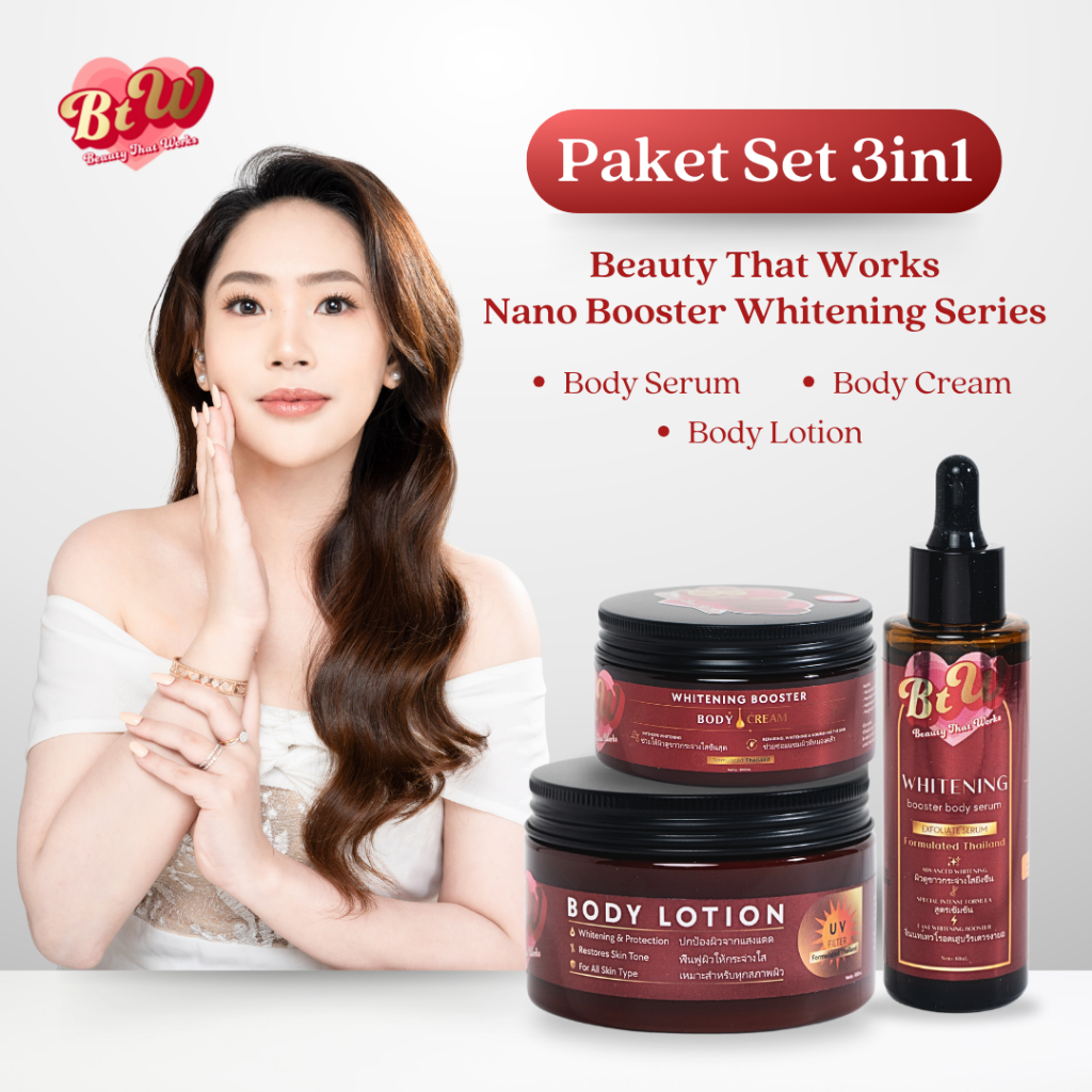 CM |BTW Beauty That Works Nano Booster Whitening Series