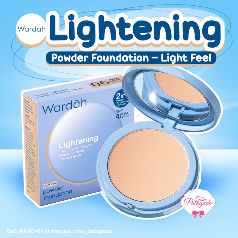 [BISA COD] FULL & REFILL - Wardah Lightening Powder Foundation - Bedak Wardah - Bedak Wardah Refill