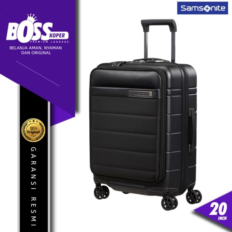 Koper SAMSONITE 20 Inch Cabin Hardcase Tempat Laptop + USB Port + Expandable + TSA Original