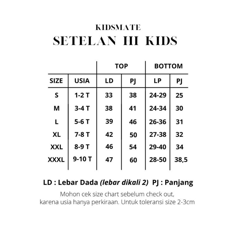 setelan anak hi kids by kidsmate