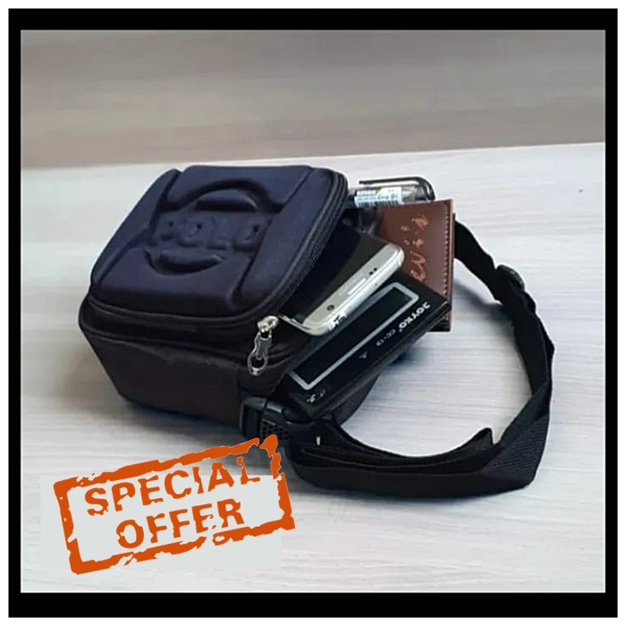 Tas Selempang Pria Polo Embos Mini | Tas Slempang Pria Kecil Sling Bag | Tas Hp