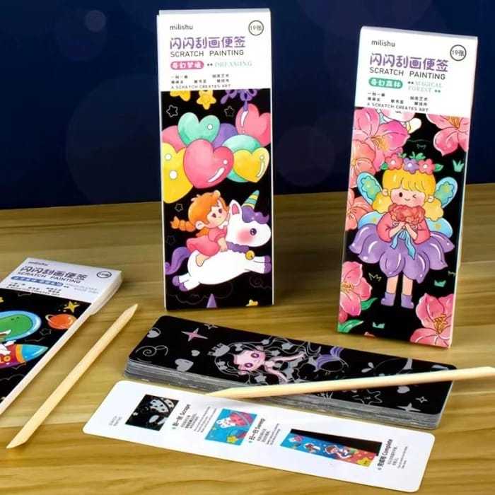 

STRATCH PAINTING BOOK / BUKU GOSOK GAMBAR BERWARNA