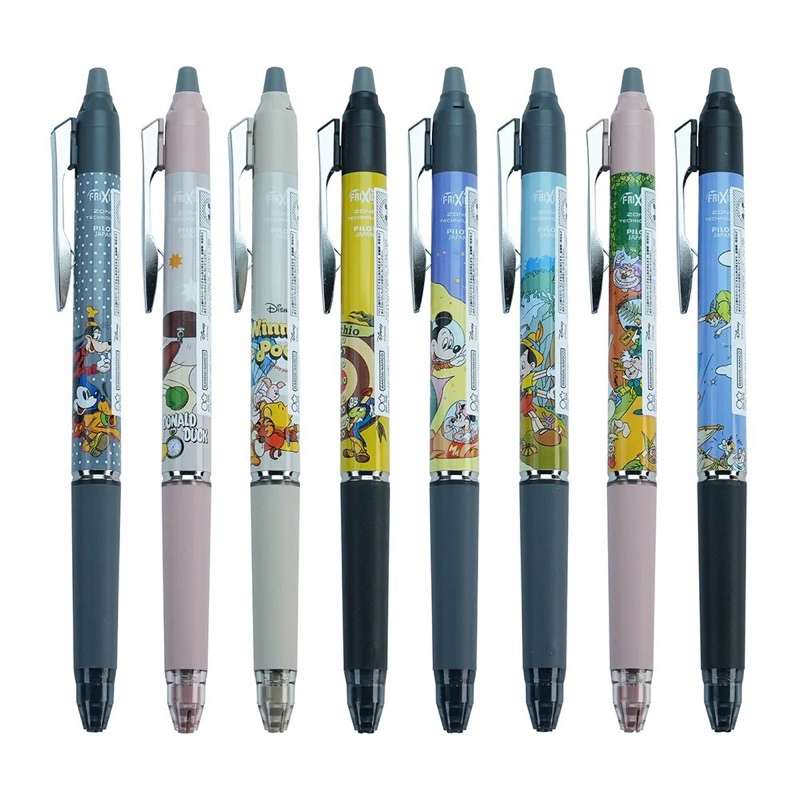 

Pilot FriXion Knock Zone Disney Retro Art Collection Alice in Wonderland Pinocchio Peter Pan Mickey Mouse Donald Duck Gel Ink Erasable Pen 0.5mm Tinta Bisa Dihapus Limited Edition