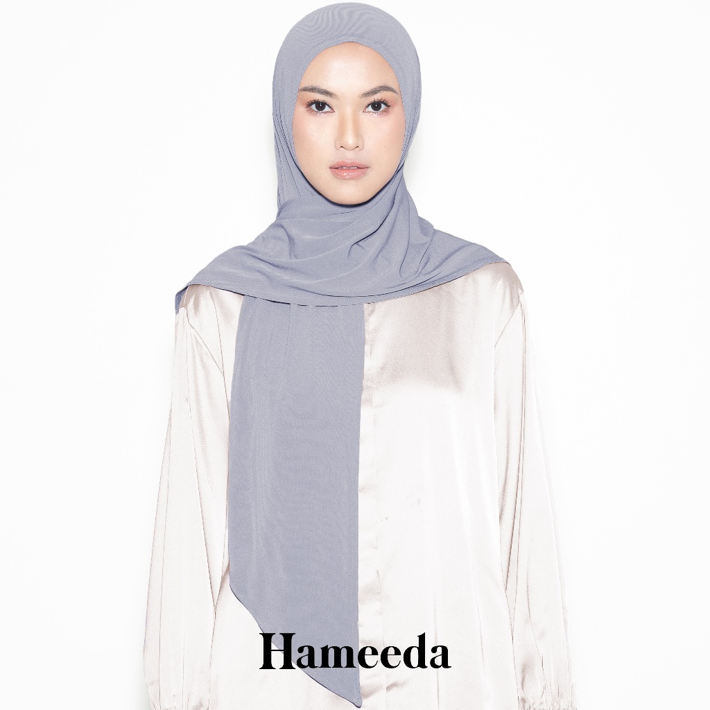 terbaru hameeda - hawa instant square hijab instan segitiga jersey