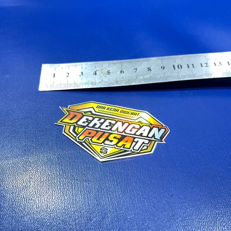 

sticker dekengan pusat / stiker hologram