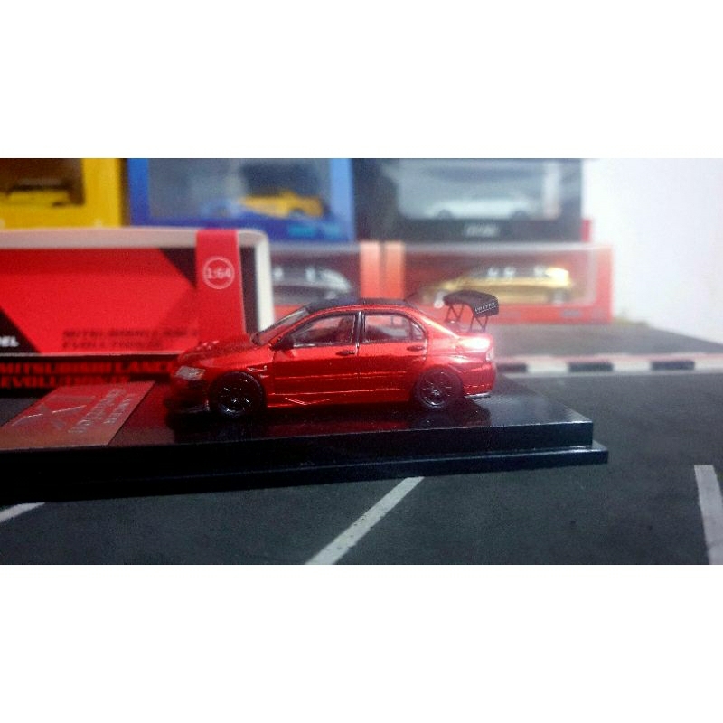Diecast CM Model Mitsubishi Lancer Evolution IX Metallic Red