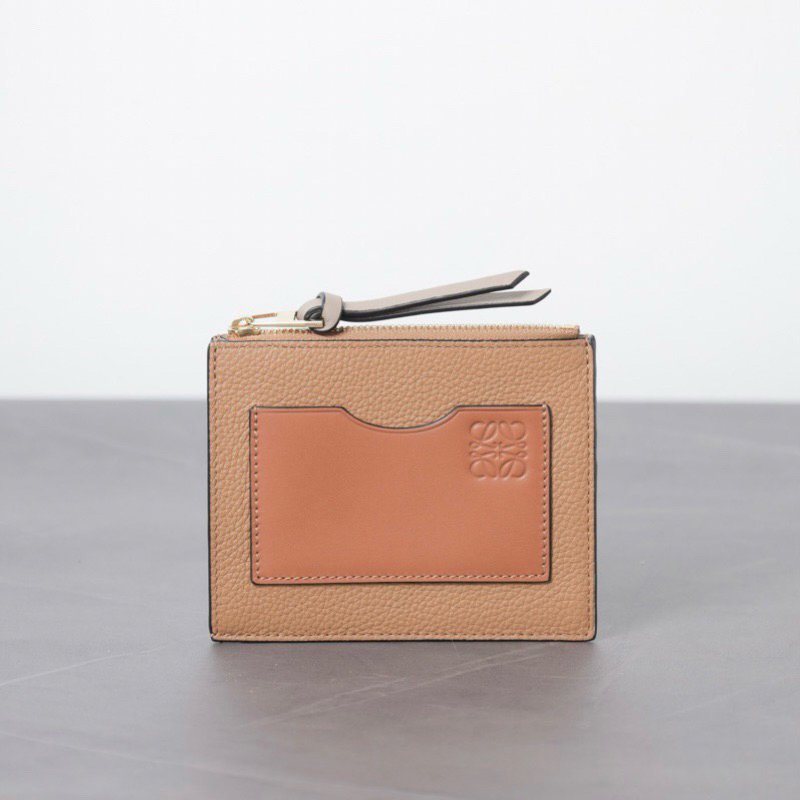 Original Loewe Large Coin Card Holder / Case in Soft Grained Calfskin