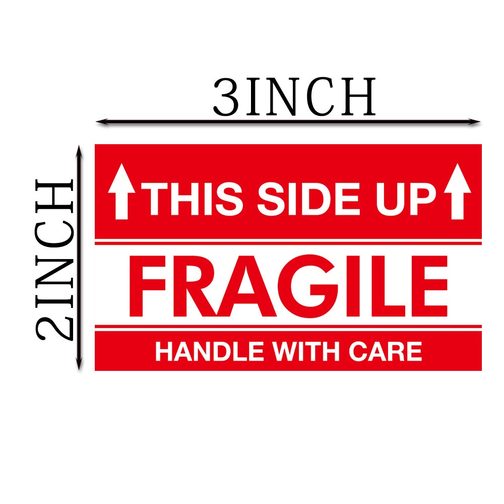 30pcs BIG FRAGILE Sticker Seal Sticker Stiker Fragile Packaging Online Shop Packing Kardus Box Segel