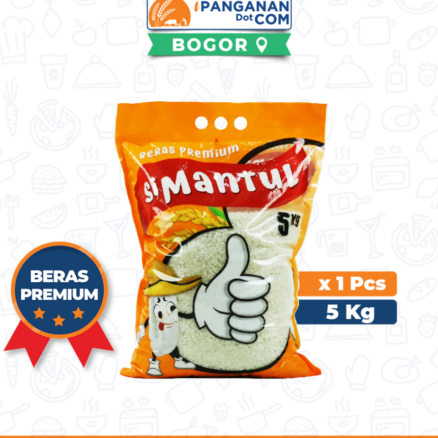 

JRKS3413 【MEGA SALE】 Beras Premium SiMantul 5 Kg [Harga Sudah Termasuk Ongkir] - BGR