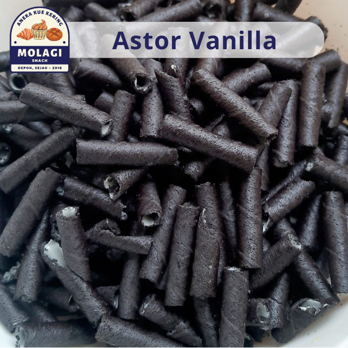 

Wafer Stik Astor Vanilla Barcelona 250 Gram - Molagi Snack