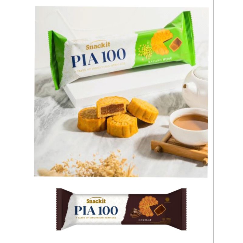 

Kue Pia / Pia / Snackit Kue Pia 100 Cokelat/Kacang Hijau 150 g