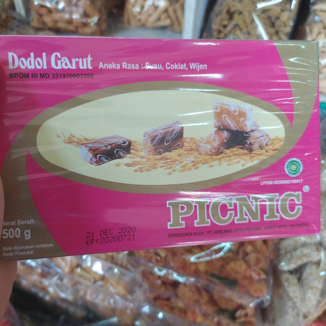 

FQZS0656 11.11 Dodol Picnic Asli Garut 500 Gr