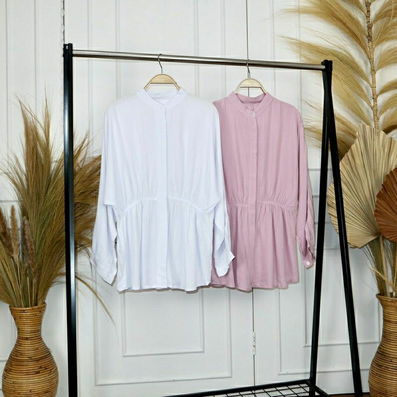 Kemeja Fidelya Rayon Crinkle