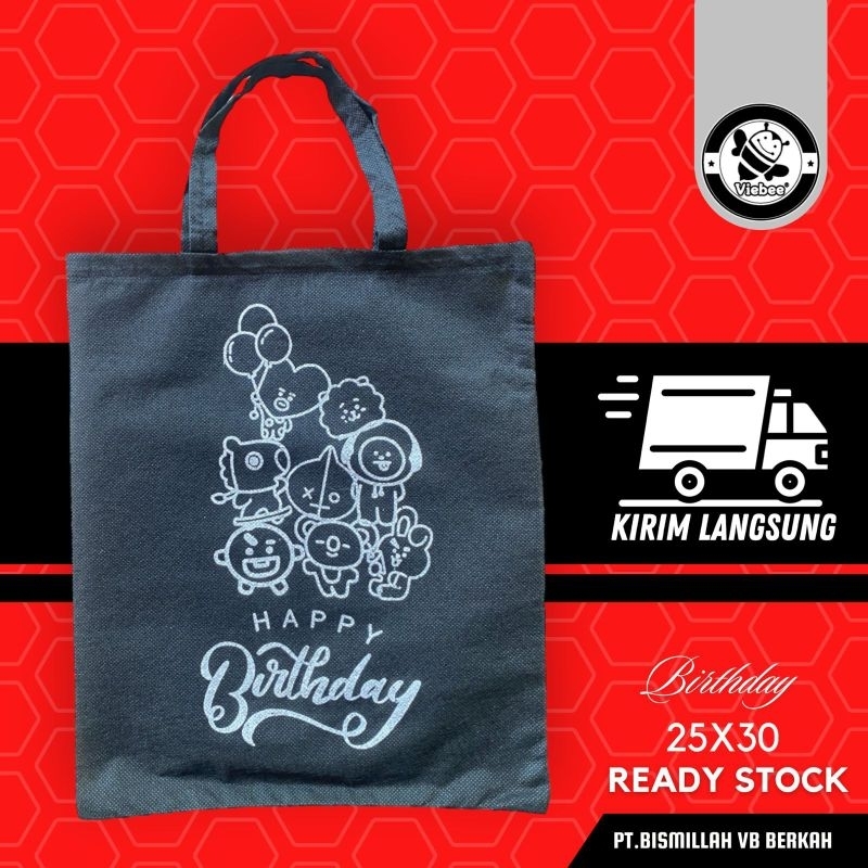 

TAS ULANG TAHUN ANAK TEMA ANIMASI BT21 GOODIEBAG SNACK BIRTHDAY KARAKTER BTS LUCU READY STOCK LANGSUNG KIRIM ~ F25.30