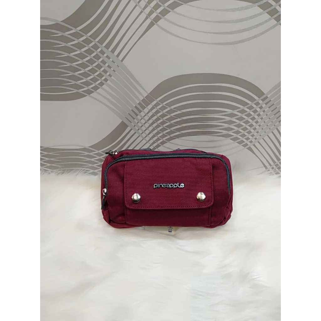 TAS PINGGANG WAISTBAG PINEAPPLE 2453 MAROON NB