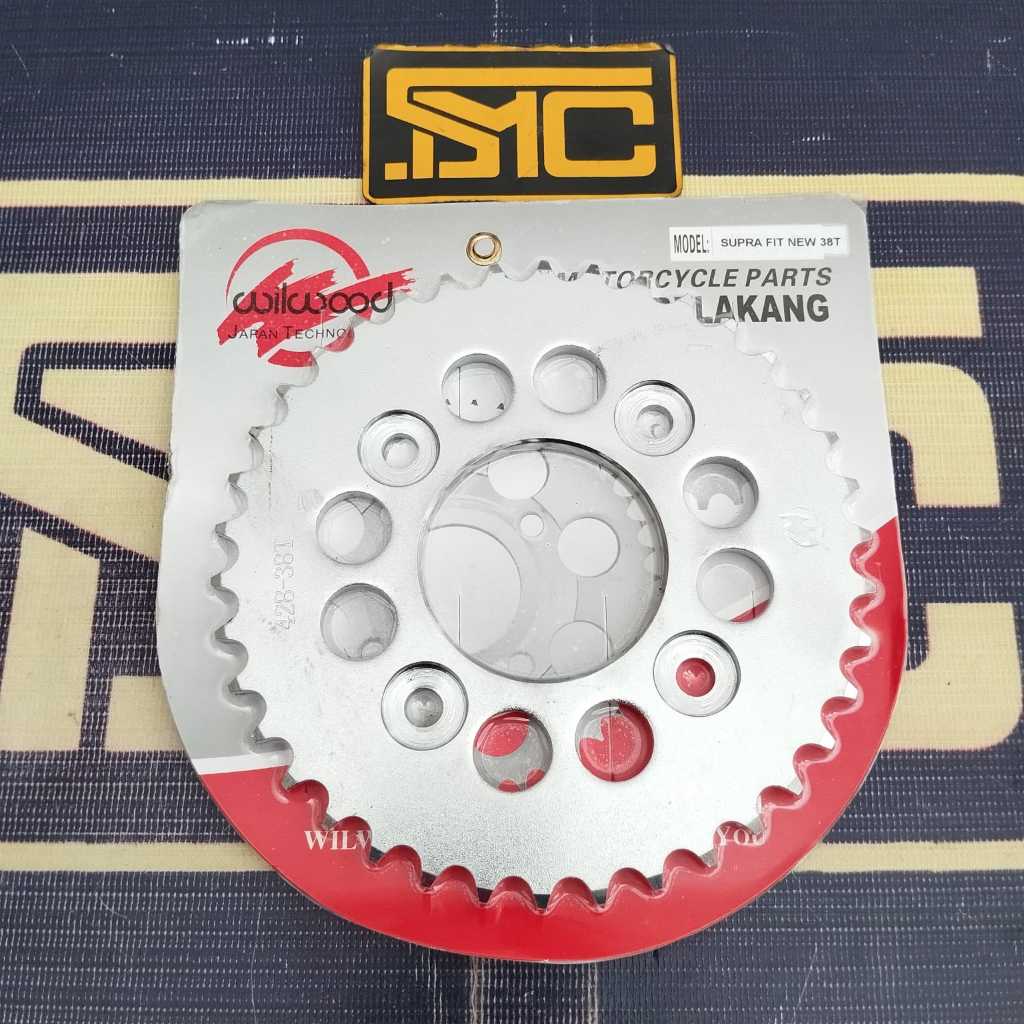 Gear Belakang 428-38T Honda Supra Fit New / Karisma / Supra X 125