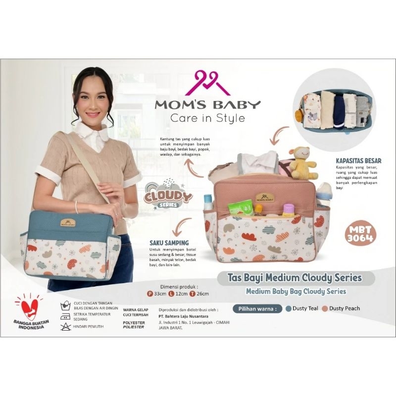 Moms Baby Tas Kecil Cloudy Series / Tas Bayi Moms Baby
