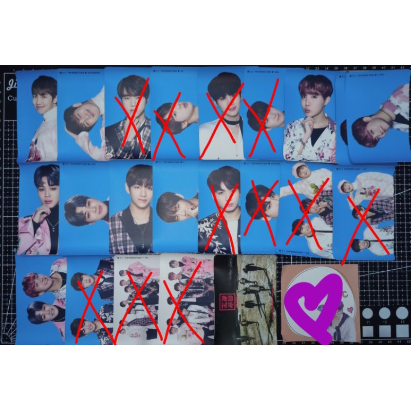 BTS WINGSTOUR HYYH ON STAGE MERCH STICKER