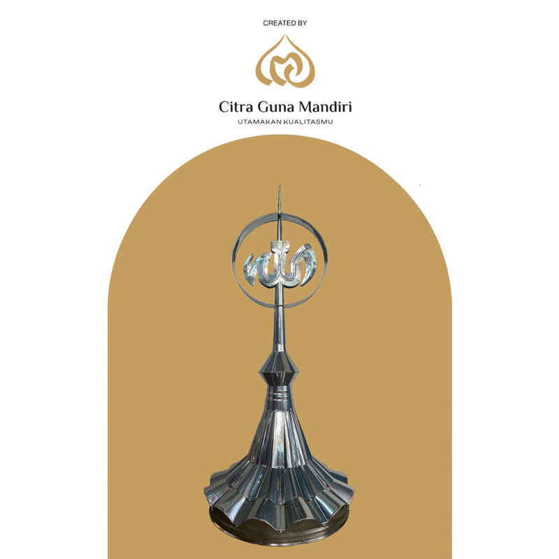 Mahkota Kubah|Makarah Kubah Masjid Dm 50cm