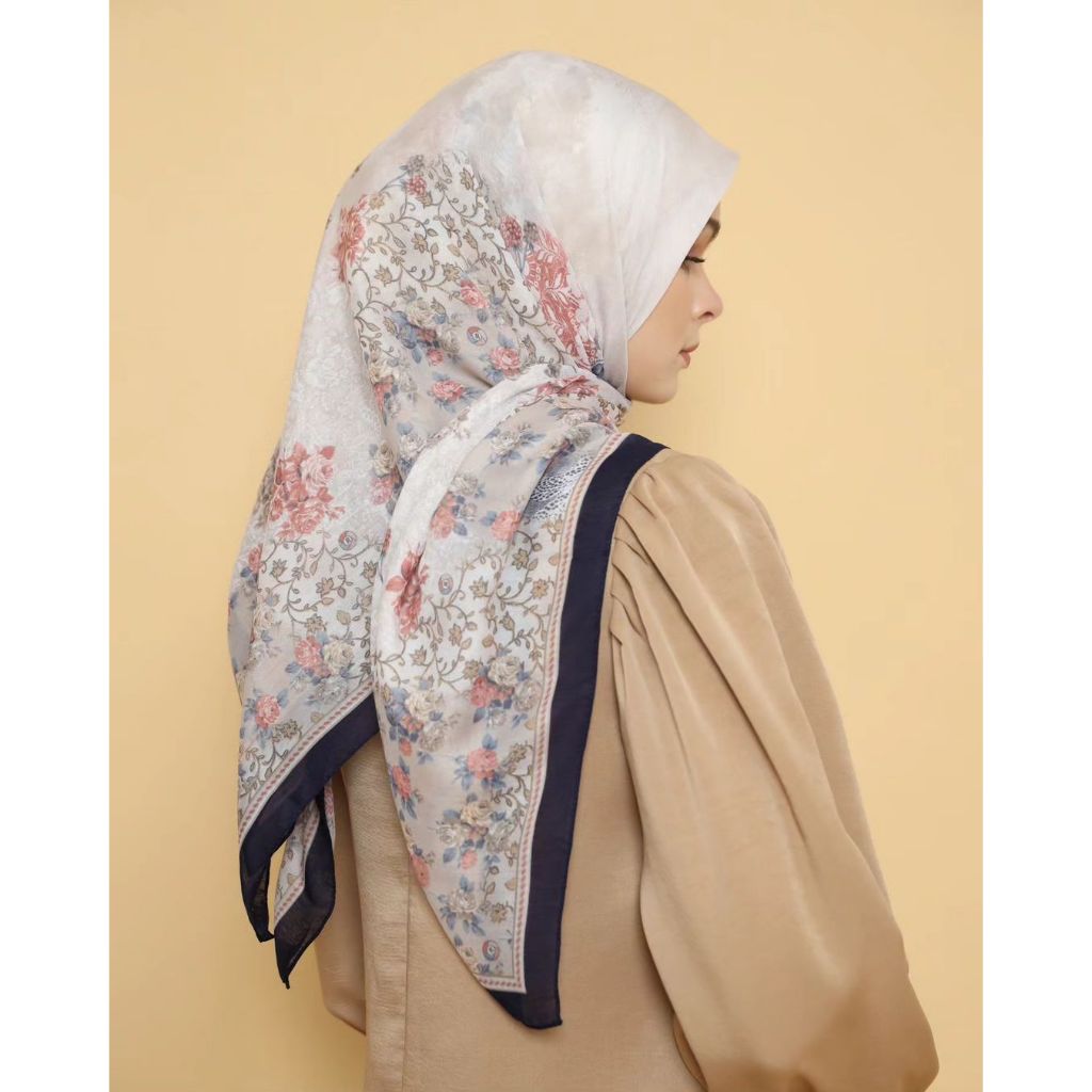 Jilbab Turkey Miss Color Jilbab Segi Empat motif