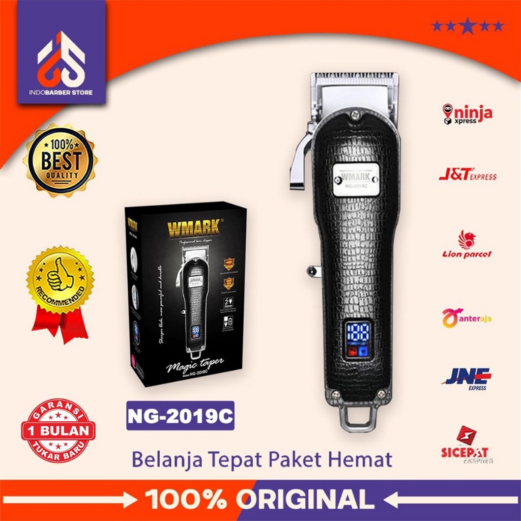 Hair Clipper Wmark NG 2019C Alat Cukur Mesin Pangkas Rambut Elektrik Barbershop 6000 Rpm Original