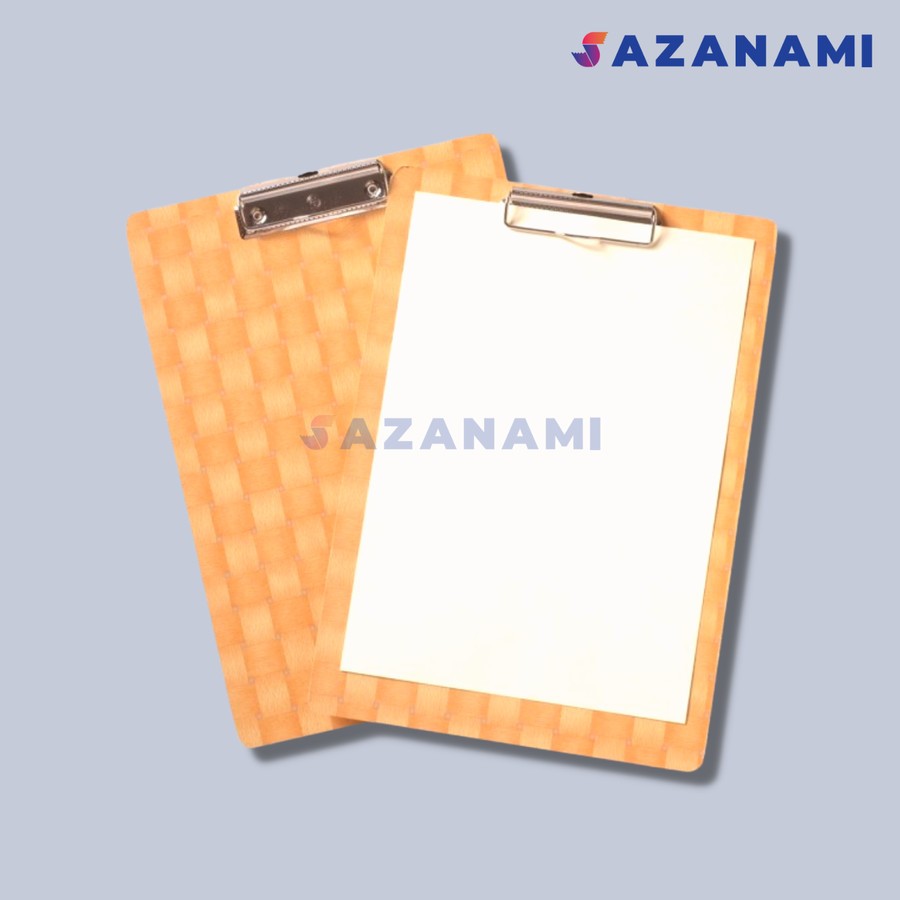 

CLIP BOARD FOLIO PAPAN KAYU F4 ALAS PAPAN ALAS KERTAS CLIPBOARD KAYU