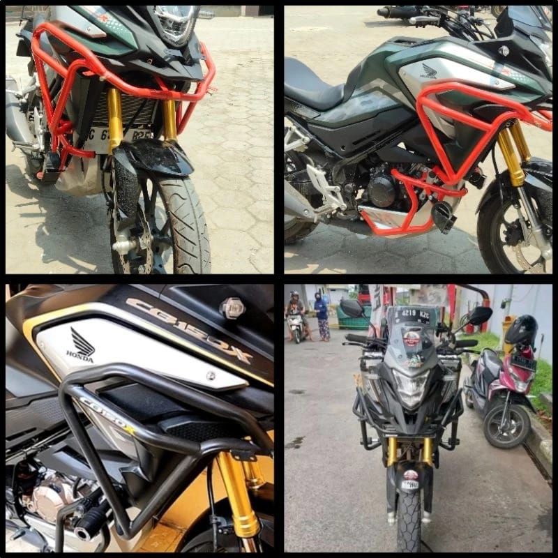 Tubular CB 150 X FULL BODY ATAS BAWAH Crashbar CB150X plus Jalu Slider Pelindung body